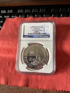 2016 African Wild Life Somalia S 100 S Early Releases MS 69 NGC. - Picture 1 of 4