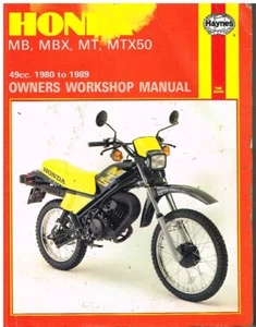 HONDA MB5 MB50 MBX50 MT50 MTX50 (1980-89) OWNERS WORKSHOP MANUAL - Picture 1 of 1