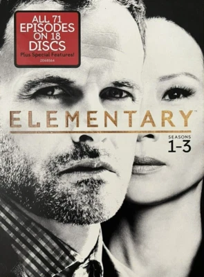 Elementary: Complete Seasons 1-3 DVD Set -TV Series Season 1 2 3 FREE SHIP *NEW* - Image 1 of 3