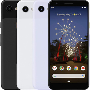 Google Pixel 3a 64GB Unlocked Just Black,Clearly White,Purple-ish Good Condition