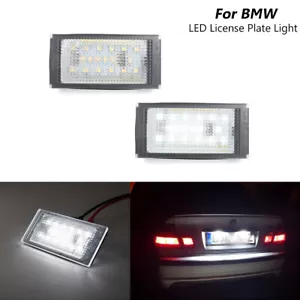 White LED License Plate Lights Error Free for BMW E46 M3 Coupe 1998-2003 Pre-LCI - Bild 1 von 10