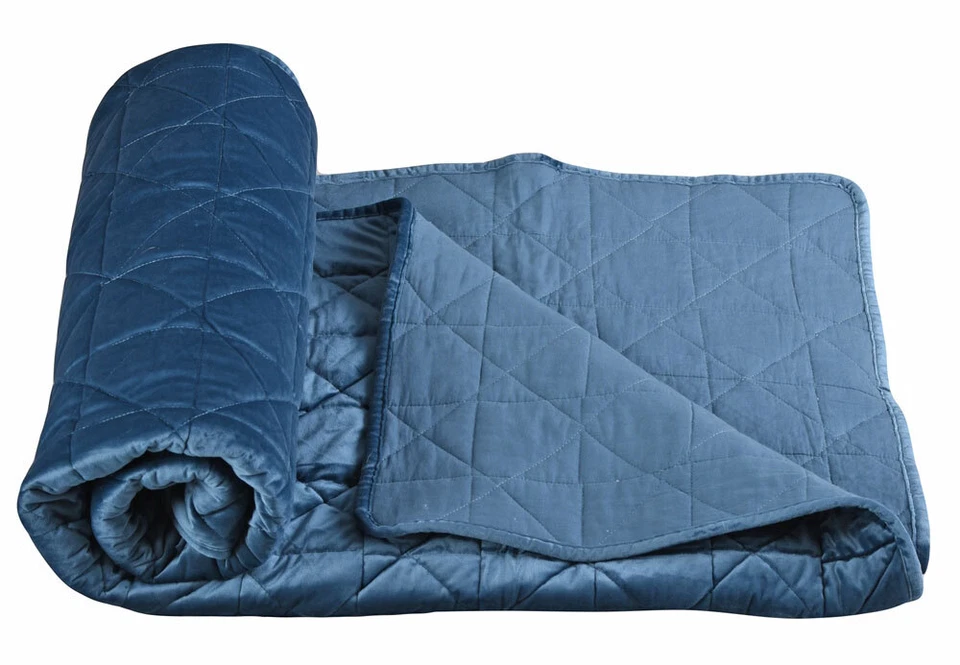 Tagesdecke Bettüberwurf Decke Steppdecke Quilt Bettdecke Samt 140x200cm Überwurf - Bild 1 von 4