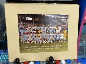 1981 National League NL All Star Team 11x14 Type 1 Photo w/ MLB Envelope HOFers - Picture 1 of 14