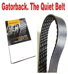 NUEVO Cinturón Serpentine Poly-V El Cinturón Silencioso Gatorback CONTINENTAL ELITE 4050433 - Imagen 1 de 6