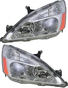 Driver & Passenger Side Headlight Assembly Set Headlights Driver & Passenger Sid - Picture 1 of 8