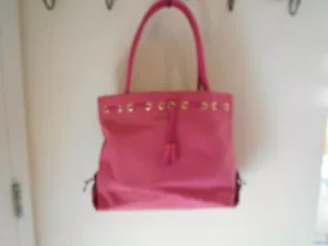DOONEY & BOURKE-ROSA/HOT PINK SIGNATUR STOFF QUASTE TASCHE TASCHE FÜR DAMEN - Bild 1 von 3