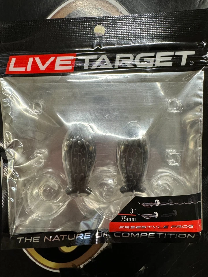 Livetarget 3" & 3 1/2" Freestyle Frog - Choice of Colors and Size - Image 1 of 1
