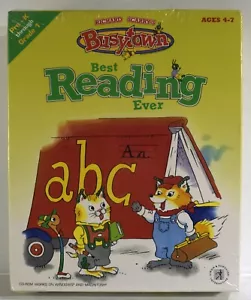 Richard Scarry’s Busytown BEST READING EVER CD-ROM Windows & Mac Ages 4 & Up NEW - Picture 1 of 5