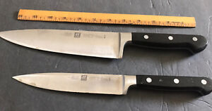Two Zwilling J.A. Henckels 31021-200mm 8" &31020-160 6" Knife No Stain Friodur 