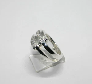 Toller Daniel Hechter Ring in 925 Sterling Silber, Gr. 57 weiße Zirkonia - Bild 1 von 8