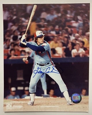 Gary Carter Signed Autographed Glossy 8x10 Photo: Montreal Expos - Image 1 of 2