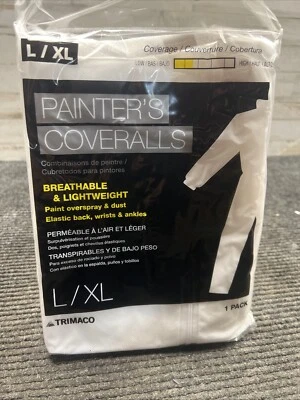 Один защитный комбинезон Trimaco L/XL из полипропилена 047034199256 #126369 - Изображение 1 из 3