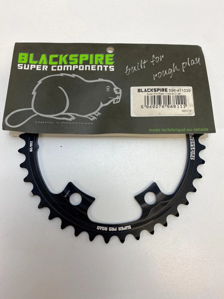 new Blackspire Chainring Race Super Pro 4-Bolt 110 BCD 39T #21 - Image 1 of 3
