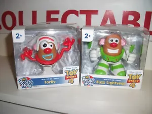 Toy Story 4 MR. POTATO HEAD MINIS bundle NEW BUZZ LIGHTYEAR & FORKY - Picture 1 of 4