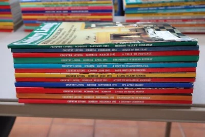 1992 Country Living Magazines - Decorating, Crafts, Cooking, Antiques - Image 1 of 4