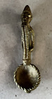 Dogon Figural African Art Brass Spoon