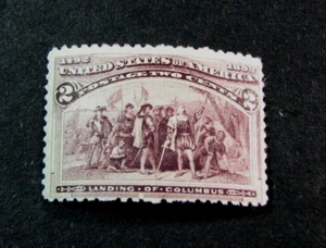US Stamp Scott# 231 Landing of Columbus 1893 MNH L694 - Picture 1 of 2