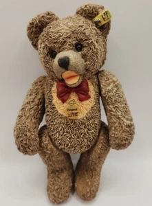 Figura de oso de peluche articulado Enesco Steiff de porcelana marrón - Imagen 1 de 6