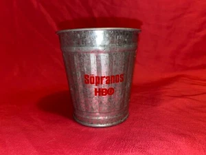 Mini bidone della spazzatura promozionale The Sopranos HBO raro da collezione James Gandolfini - Foto 1 di 5