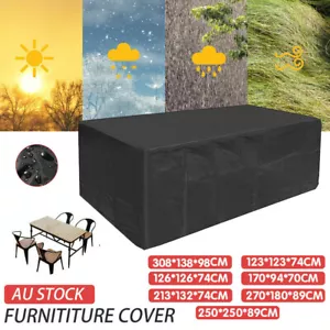 Waterproof Outdoor Furniture Cover Garden Patio Rain UV Table Protector Sofa - Picture 1 of 21