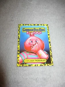 Garbage Pail Kids ~ NORMAN ~ Explorin' Norman Name Sticker Topps 50a Card D - Imagen 1 de 2