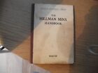 The Hillman Minx Handbook/Car Manual