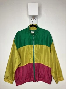 Chaqueta rompevientos Robert Stock Pequeña Roja Dorada Verde - Imagen 1 de 6