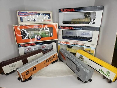 Lionel O Gauge Rolling Stock Lot of 10- 4 New 6 used-  36621, 9345, 16307 & more - Image 1 of 4
