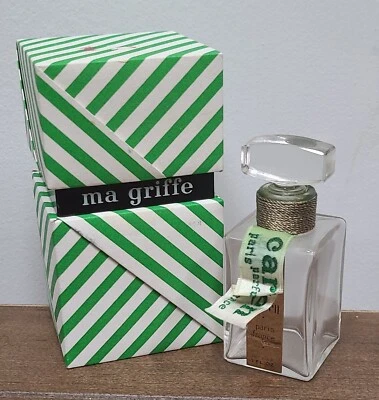 Botella de perfume vintage años 70 Cavern Ma Griffe París Francia en caja usada Foto 1 de 4