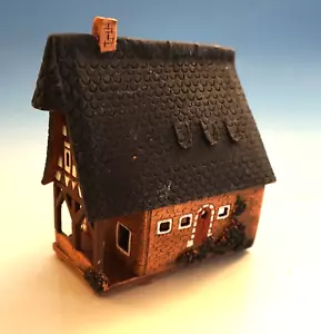 Keramik Lichthaus Lichterhaus Gerlach Schmiede Haus Deko Weihnachten (F024-2306) - Bild 1 von 4