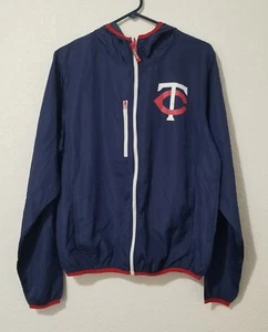 Minnesota Twins Promo Ford leichter Windbreaker Mantel mit Kapuze & Taschen Größe Erwachsene M - Bild 1 von 11