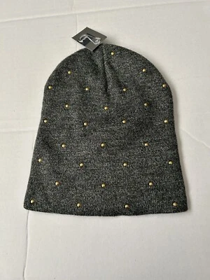 Mossimo Supply Co. Gorro Tachonado Gris OS Nuevo con Etiquetas Foto 1 de 4