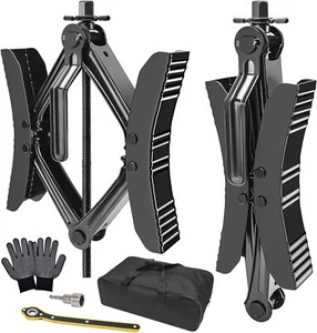 Camper Wheel Chock Stabilizer 2 Sets for RV Travel Trailer Heavy Duty... - Picture 1 of 7