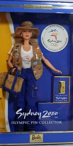 1999 Olympic Pin Collector Barbie, NRFB, (25644) Mint Box - Picture 1 of 2