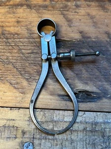 Vintage L. S. Starrett 3" Außen Flachbein Bremssättel - geteilte Mutter - USA - $5 Versand - Bild 1 von 9
