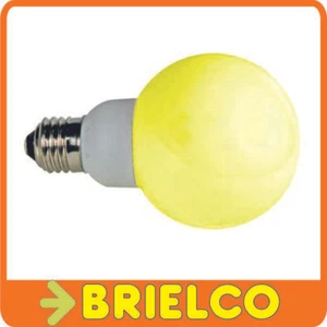 BOMBILLA 20 LEDS AMARILLA E27 DIAMETRO 60MM 1W UNIDAD BD3619 - Imagen 1 de 1