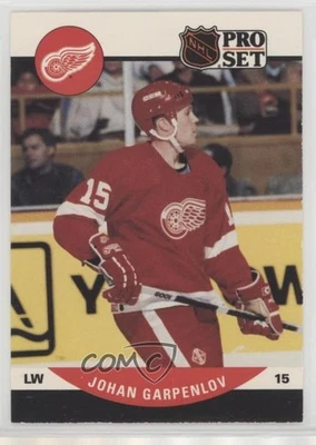 1990-91 Pro Set Johan Garpenlov #605 Rookie RC - Image 1 of 2