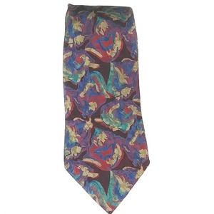Club Fellow Seidenkrawatte abstrakte Kunst zum Tragen 3,75 x 60 - Bild 1 von 2