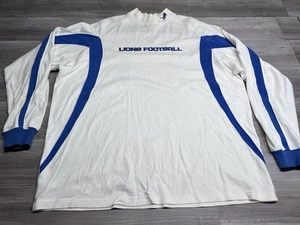 Vintage Reebok Y2K Detriot Lions NFL Football Mock Neck Long Sleeve Shirt Sz 2XL - Picture 1 of 9