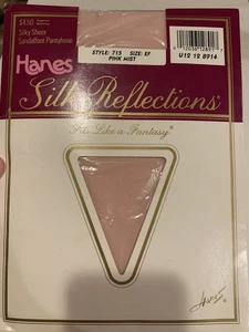 Hanes collant seta riflessi donna più EF stile 715 rosa nebbia sandalo - Foto 1 di 13