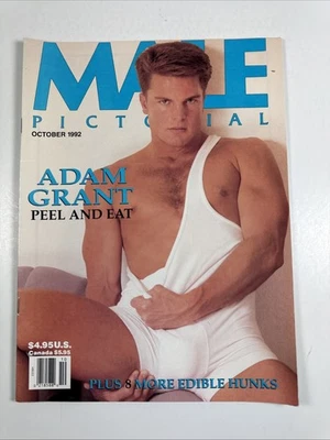 MALE PICTORIAL magazine October 1992-like Playgirl Gay Interest nude men - Image 1 of 3