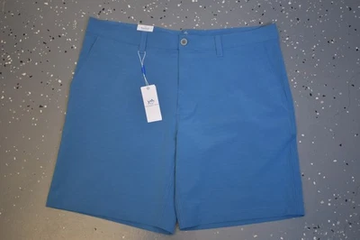 NWT SOUTHERN TIDE Size 40 Men's Flat Front Poly Cotton Spandex Golf Shorts Blue - Image 1 of 4