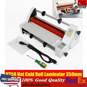 A3 Laminator Machine, V350 13inch Hot Cold Roll Laminating Machine Four Rollers - Picture 1 of 6