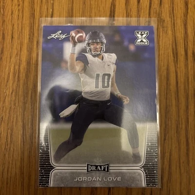 2020 Leaf Draft - Jordan Love #11 (RC) - Image 1 of 2