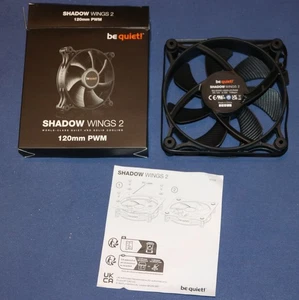 be quiet ! Shadow Wings 2 PWM 120mm Gehäuselüfter NEU unbenutzt OVP - Bild 1 von 3