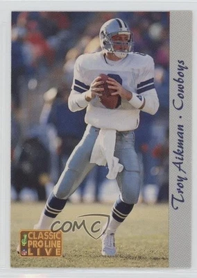 1993 Classic Pro Line Live National Convention /5000 Troy Aikman HOF - Image 1 of 2