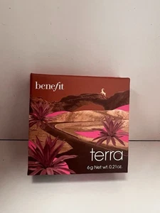Benefit Terra Earthy Golden Brick-Red Blush! NEW! 0.21 oz. FULL SIZE! Sealed! - Picture 1 of 2