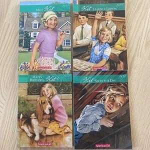 American Girl Lot Of 4 Kit Historical Fiction Books - Imagen 1 de 5