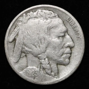 1923 S Buffalo Nickel 5C Five Cent Circulated San Francisco - Picture 1 of 2