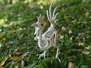 Halloween Esqueleto Gallo Prop Animal Hueso Halloween Decoración Interior Exterior - Imagen 1 de 4
